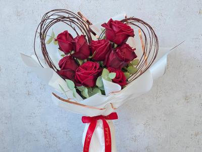 Heart Roses Bouquet | Gift for Women